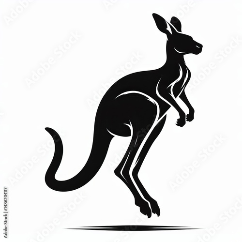 kangaroo silhouette