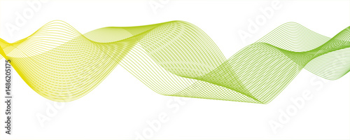 Abstract multicolor gradient wave lines vector background, twisted curve lines and blend effet.Modern digital and geometric technology themes & data visualizations, scientific.