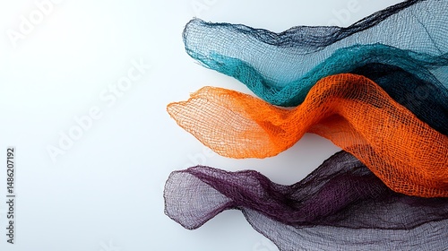 Abstract Colorful Mesh Network Design with Waves