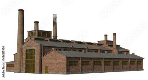 Isolated Industrial Building