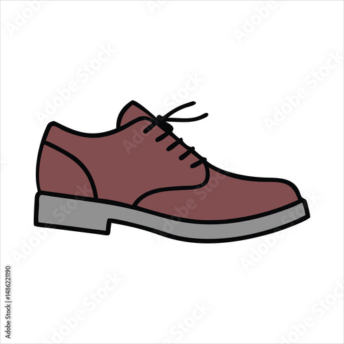 sport shoes vector illustration