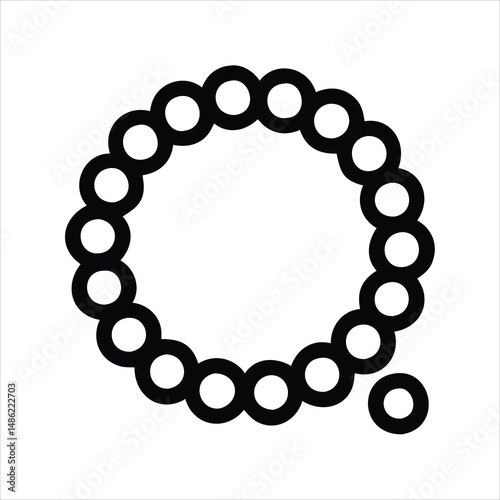 black circle frame