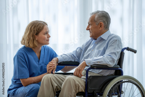 Senior Care in a Wheelchair