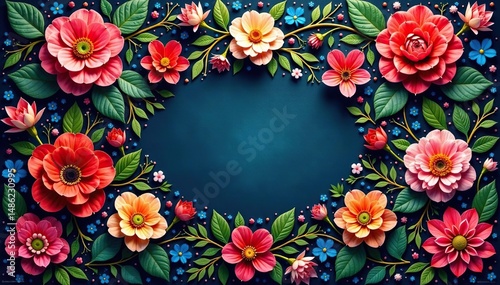 Intricate floral design within a hexagonal grid , geometric shapes, grid