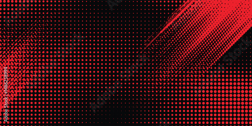 Grunge texture effect background. Distressed rough dark abstract textured. Black isolated on red. Graphic design element vintage style  sport arts