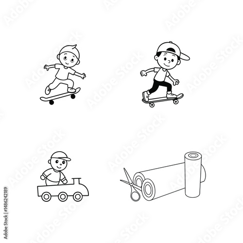 boy and girl riding a bike