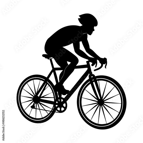 bicycle vector art silhouette