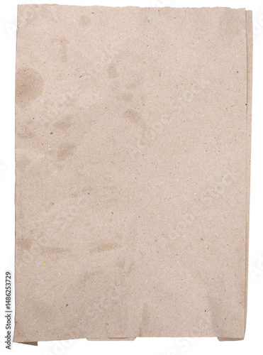 a piece of old brown paper with stains