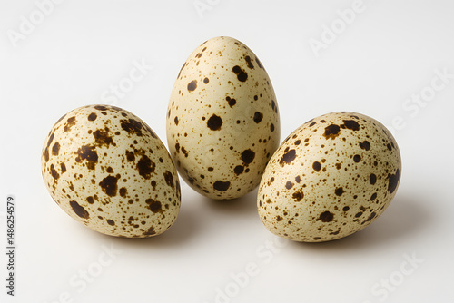 Three Speckled Bird Eggs