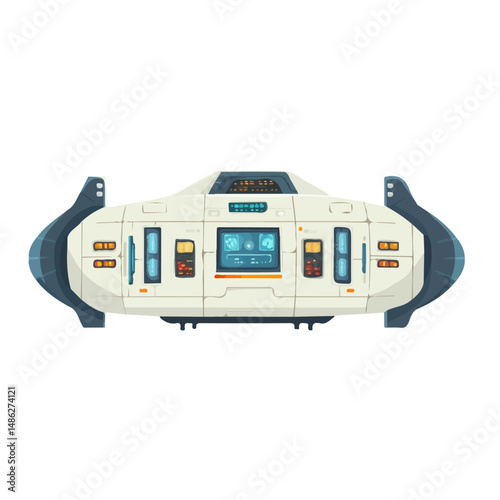 2D flat Zero Gravity vector illustration, isolated on a white background.