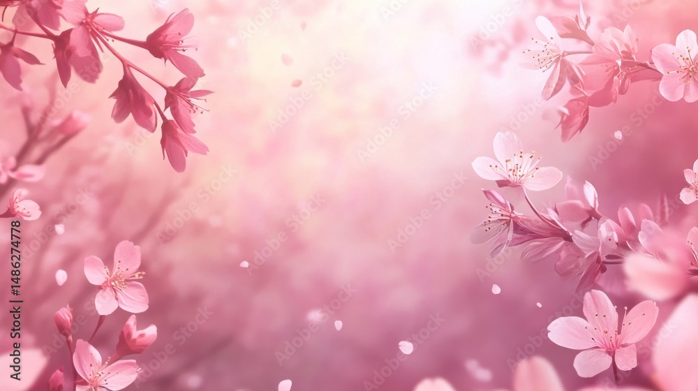 Fototapeta premium Delicate Spring Blossom Scene