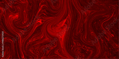 Abstract dark red color acrylic pours liquid marble surface design. Abstract Liquid marble print with red and dark lines mixed texture. abstract stains or lines, wooden texture pattern with lines. 