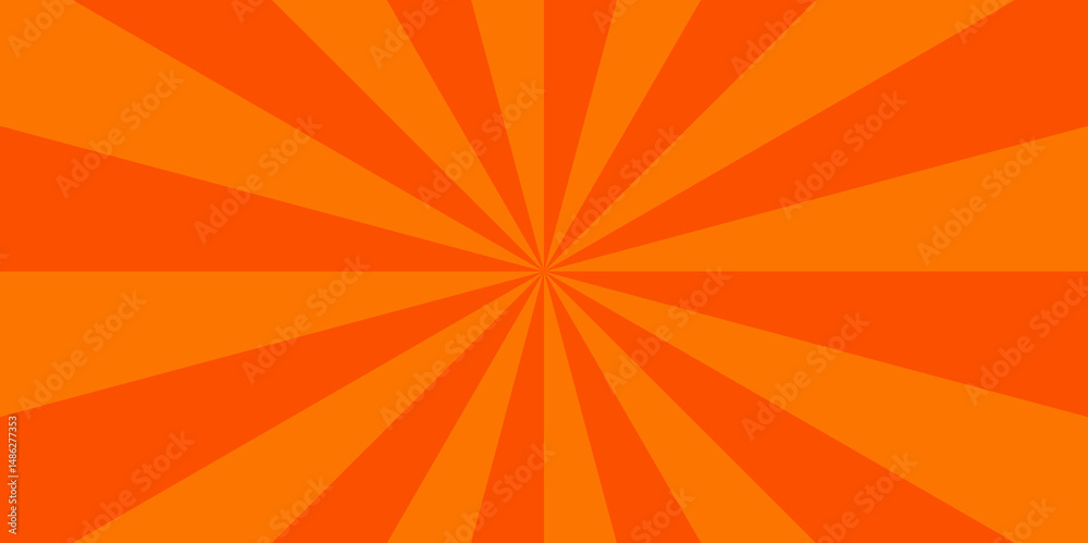 Obraz premium Seamless retro vintage burst sunrise vector wallpaper design. sunrise sunbeam element spiral striped illustration sunray template. Abstract sunburst pattern background. Radial Summer Banner. 