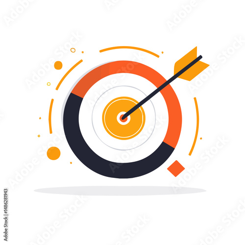 2D flat Task Prioritization vector illustration, isolated on a white background.