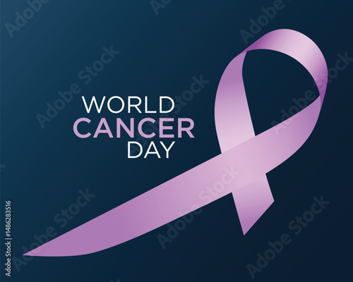 Cancer Day Awareness Pink Ribbon Vector Free 