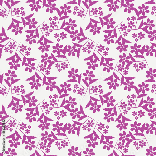 Floral pattern design, vector illustration background