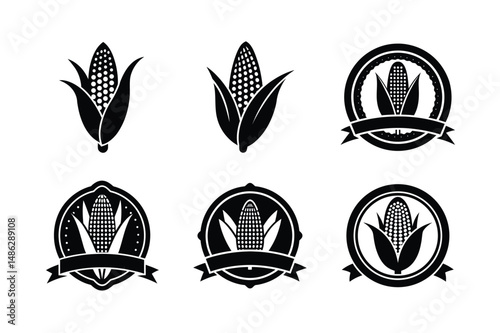 Minimal Corn Vector in 3D Format