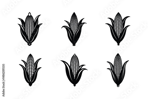 High Quality Corn Icon with Soft Lighting