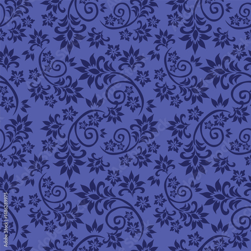 Floral pattern design, vector illustration background