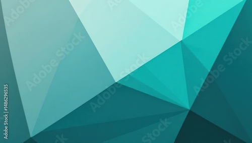 Abstract geometric wallpaper, teal and grey angular shapes , repeat, home decor