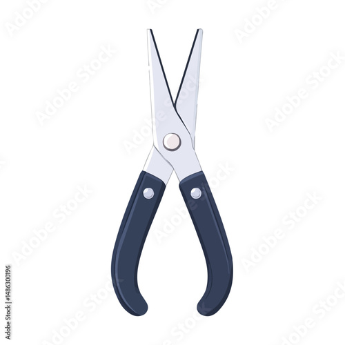 Wire Cutter 2D flat vector illustration, isolated on a white background.