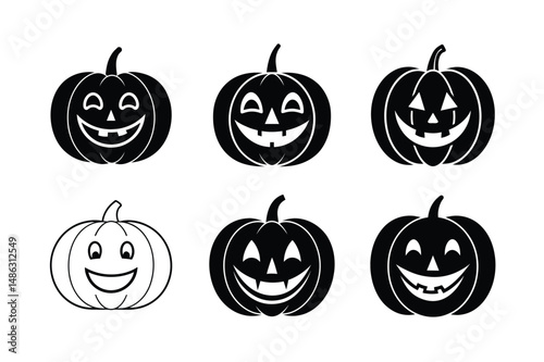 Halloween Angry Jack O Lantern Face
