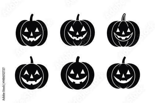 Fierce Halloween Pumpkin Head Vector