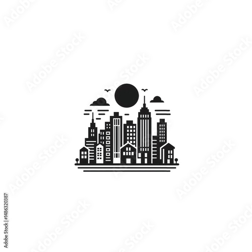 city skyline vector