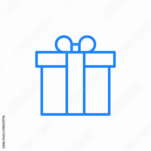 gift box icon sign vector