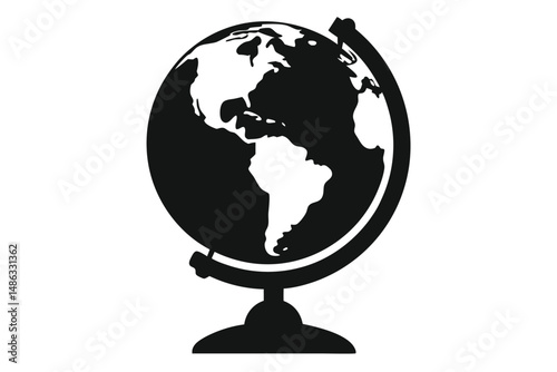 antique-globe-silhuette---vector-art-illustriton-w.eps