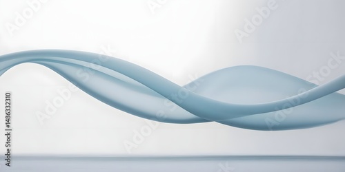 A smooth, icy-blue mist dissolving into soft curves, reflecting the serene thrill of figure skating.5