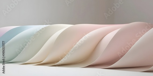 A soft, endless gradient of color shifting in waves, as if mimicking the rise and fall of a symphony.14