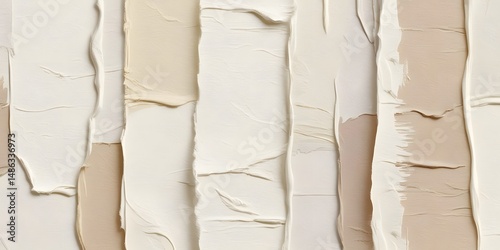 A textured paper effect with gentle, organic brush strokes in soft, neutral tones, resembling a delicate handmade canvas.15
