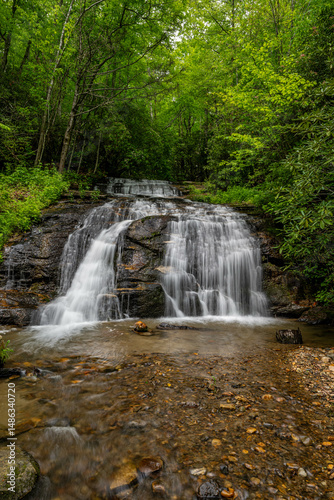 waterfall near Franklin and Highlands, NC