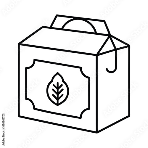 Minimalist Tea Box with Embossed Label