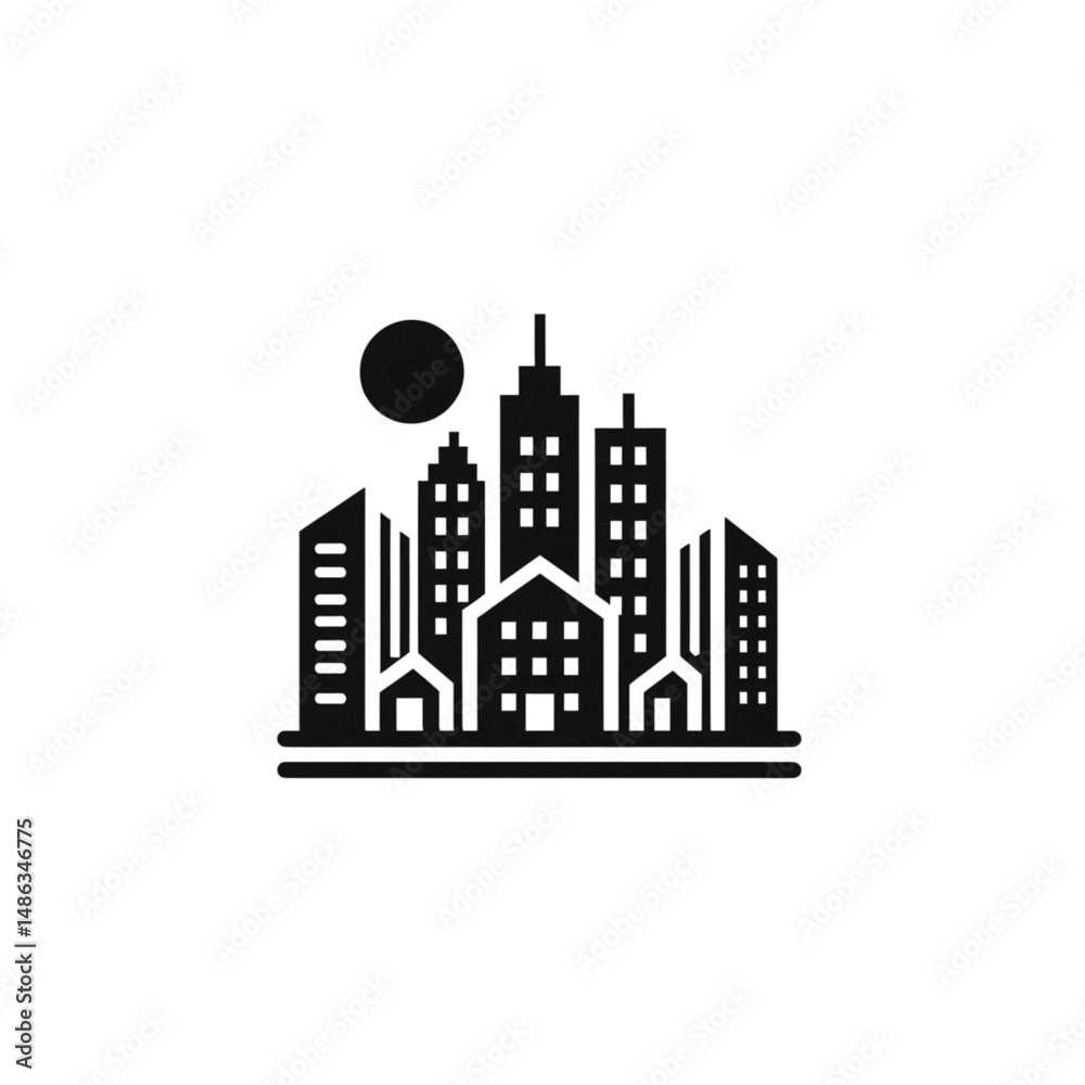 Obraz premium city skyline vector