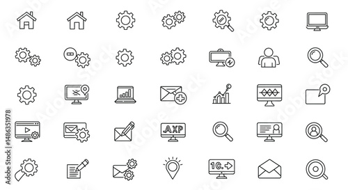 Set of People icons set vector illustration on white background