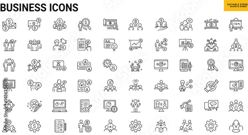 Set of People icons set vector illustration on white background