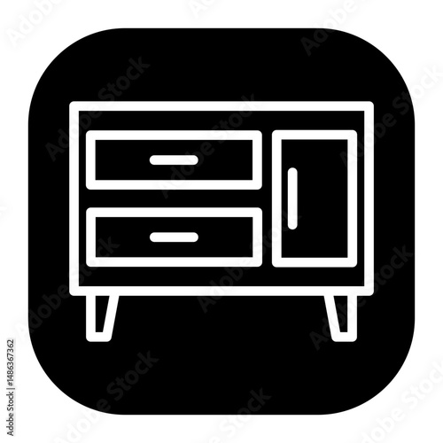 Drawer Table Vector Icons