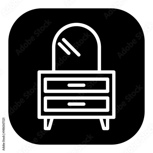 Dressing Table Vector Icons