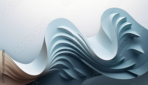 abstract waves, modern design, fluid shapes, glossy texture, dynamic flow, 3D rendering, futuristic style, digital art, motion illusion, minimalistic backdrop, sleek design, smooth curves, high contra