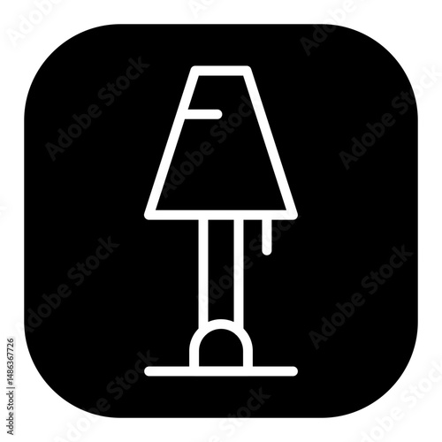 Floor Lamp Vector Icons