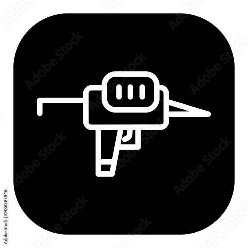 Caulking Gun Vector Icons