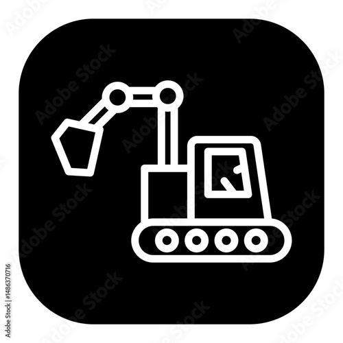 Excavator Vector Icons