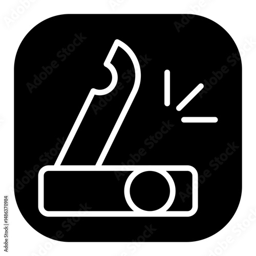 Pocket Knife Vector Icons