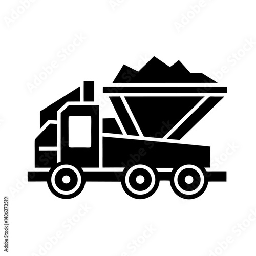 dump truck vector illustration