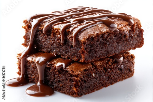 Chocolate Bliss Brownies Drizzled in Decadence