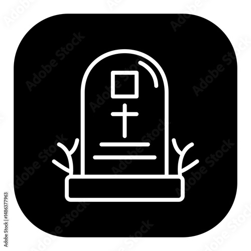 Tombstone Vector Icons