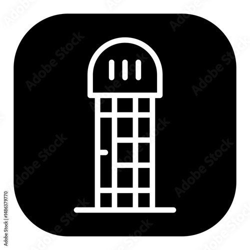 Phone Booth Vector Icons