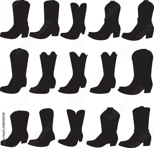 Silhouette Cowboy Boots Collection: Western Fashion Footwear